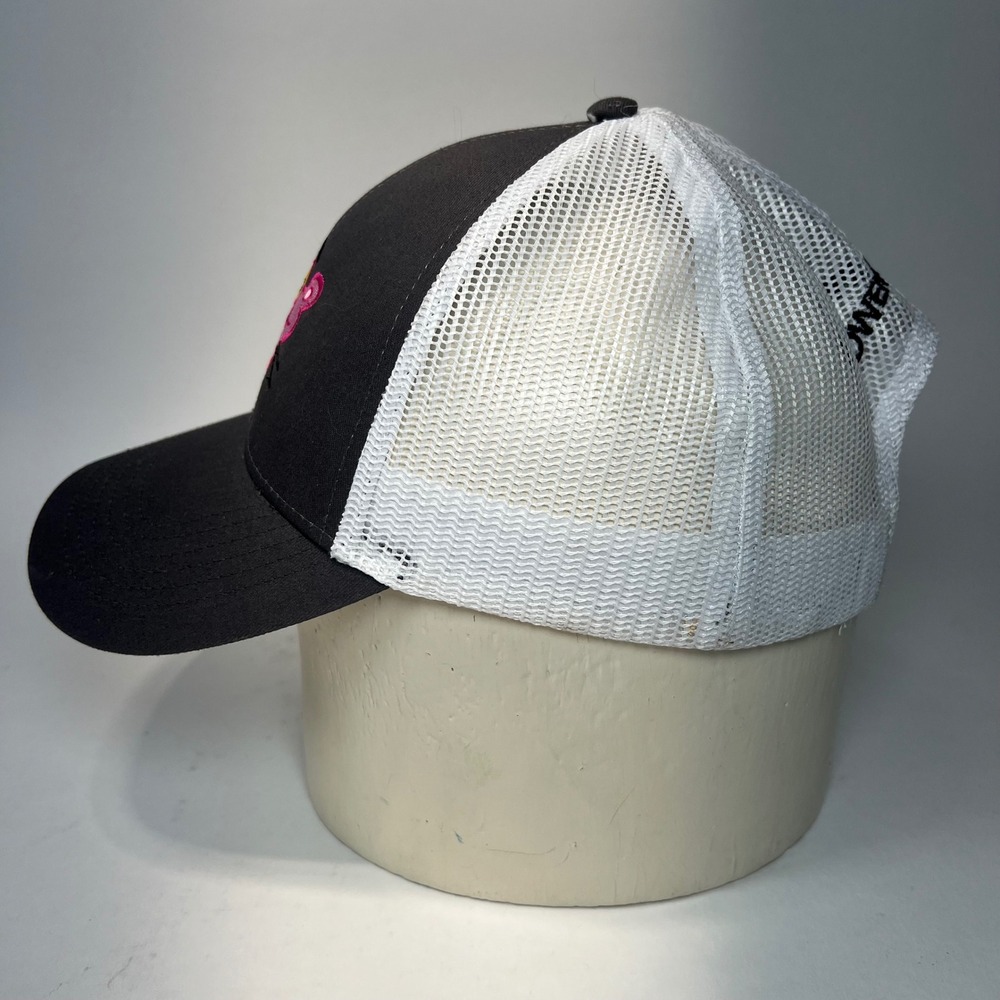 Cap America Pink Panther Owens Corning Trucker Hat Snapback Black White MGM - Picture 2 of 7
